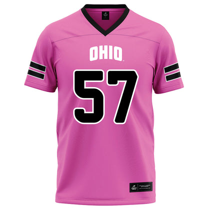 Ohio - NCAA Football : Nathan Hale - Pink Football Jersey-0