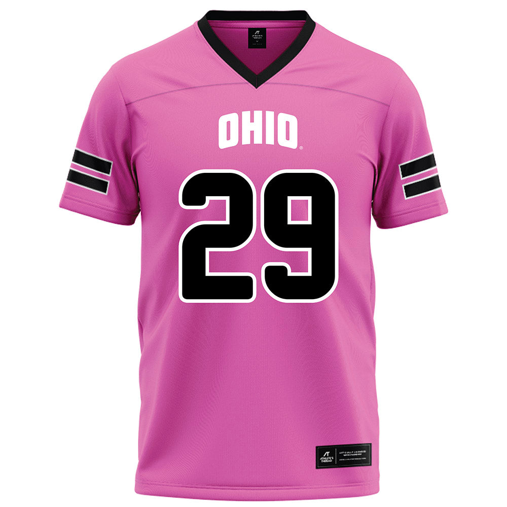 Ohio - NCAA Football : JT Haskins - Pink Football Jersey-0