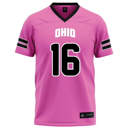 Ohio - NCAA Football : Ryan Miller - Pink Football Jersey-0