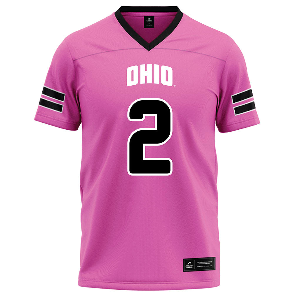 Ohio - NCAA Football : Anthony Tyus III - Pink Football Jersey-0