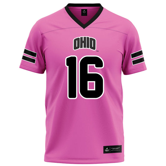 Ohio - NCAA Football : Ryan Miller - Pink Football Jersey-0