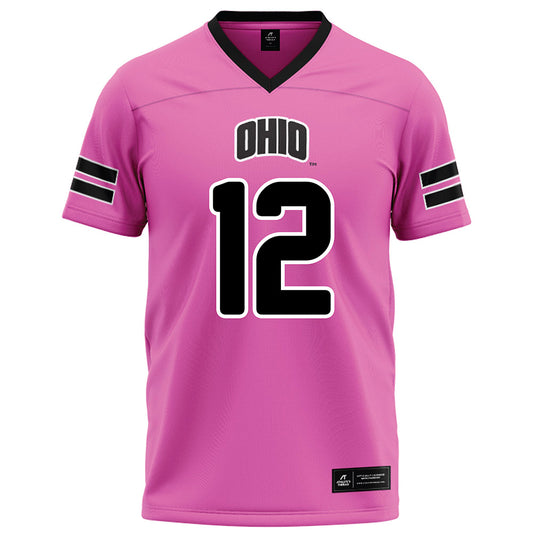 Ohio - NCAA Football : Jermaine Minnis - Pink Football Jersey-0