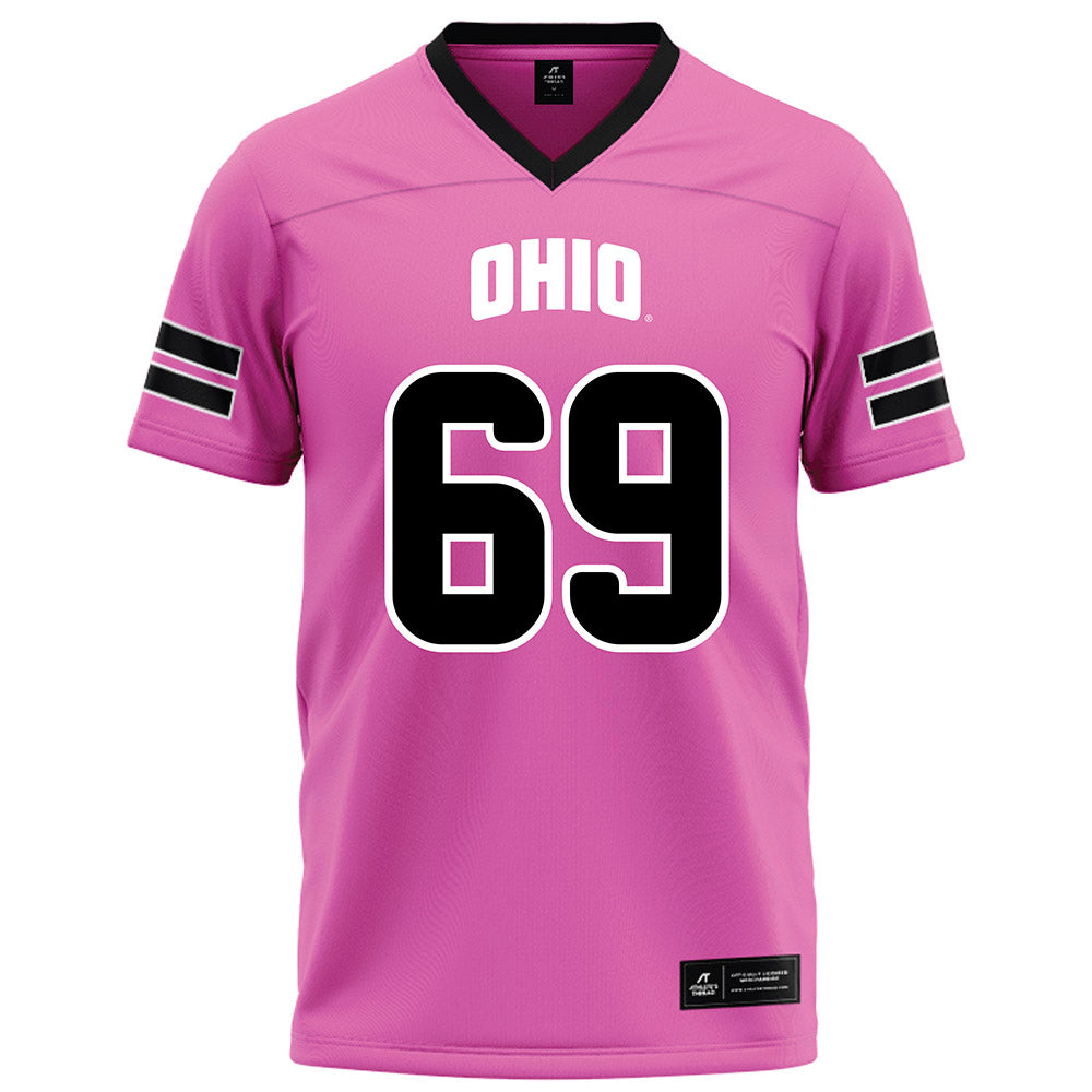 Ohio - NCAA Football Legends : Parker Titsworth - Pink Football Jersey-0