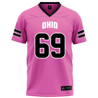 Ohio - NCAA Football Legends : Parker Titsworth - Pink Football Jersey-0