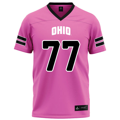 Ohio - NCAA Football : Trumain Lawson - Pink Football Jersey-0