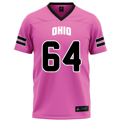 Ohio - NCAA Football : Seth Anstead - Pink Football Jersey-0
