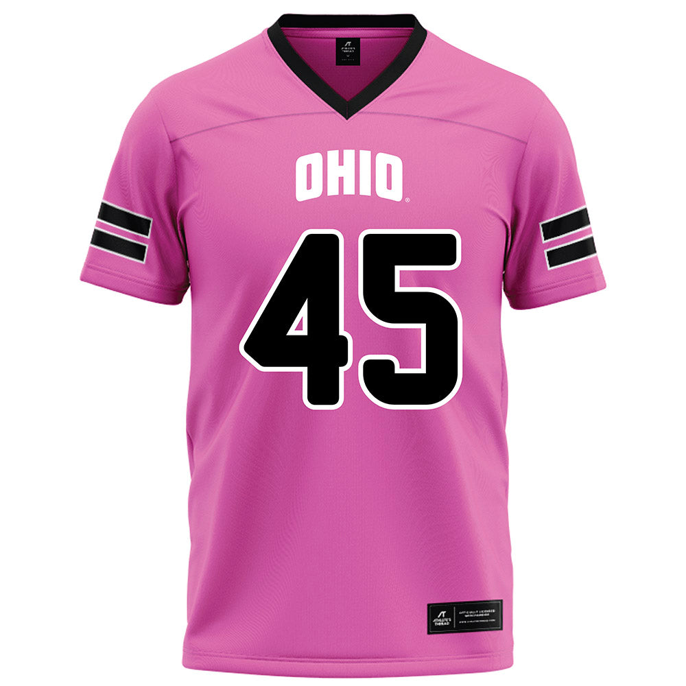 Ohio - NCAA Football : Brady Wharton - Pink Football Jersey-0