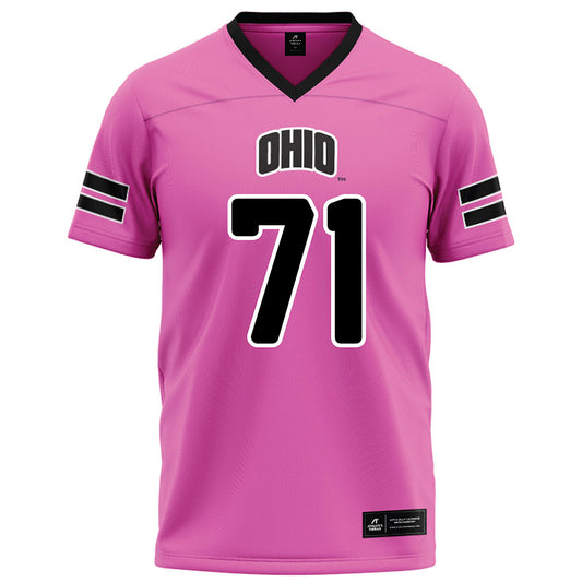 Ohio - NCAA Football : Cassius Hulbert - Pink Football Jersey-0