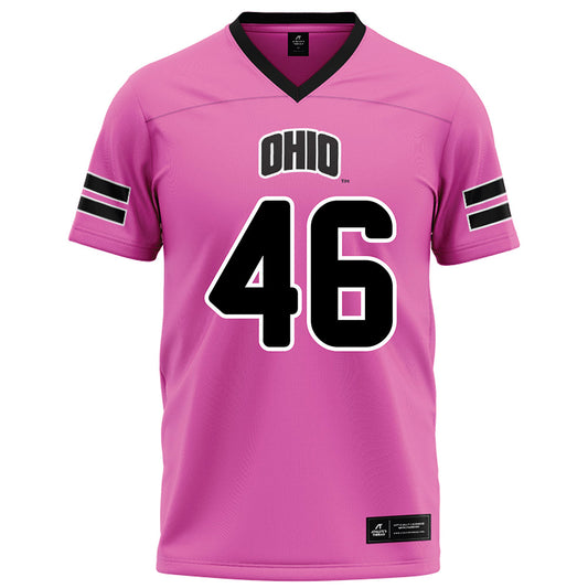 Ohio - NCAA Football : Nick Hemer - Pink Football Jersey-0