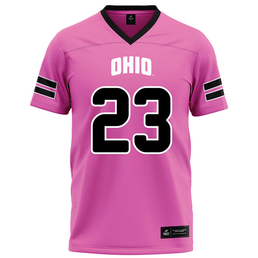 Ohio - NCAA Football : James Kelly - Pink Football Jersey-0