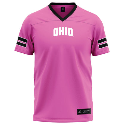 Ohio - NCAA Football : Jake Furtney - Pink Football Jersey-0