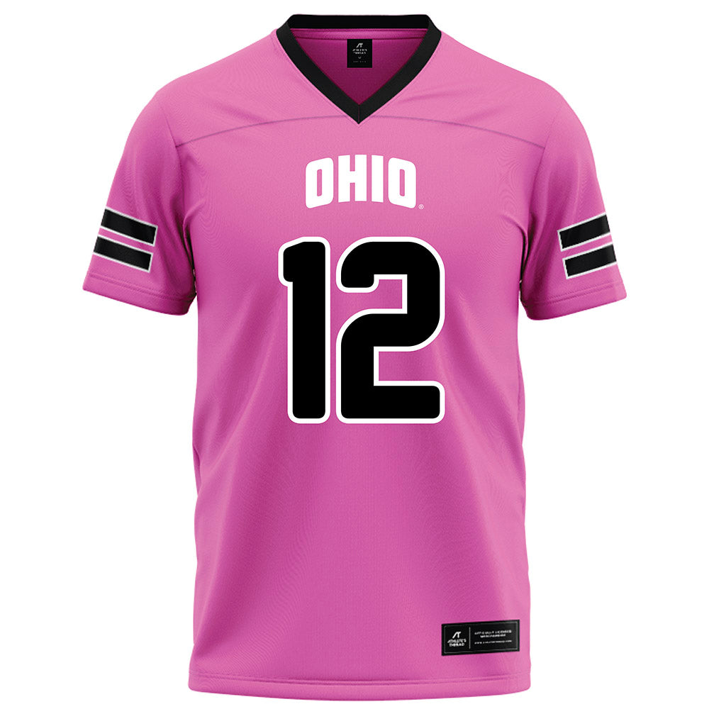 Ohio - NCAA Football : Jermaine Minnis - Pink Football Jersey-0