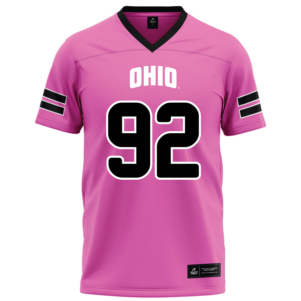 Ohio - NCAA Football : RJ Keuchler - Pink Football Jersey-0