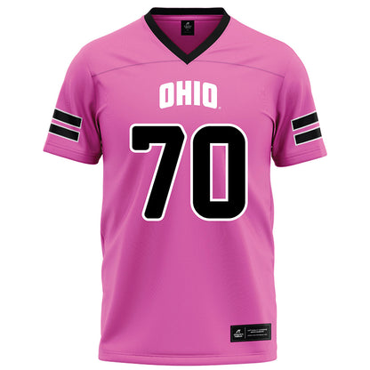 Ohio - NCAA Football : Joshua Johnson - Pink Football Jersey-0