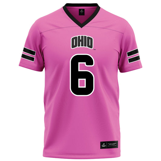 Ohio - NCAA Football : Duncan Brune - Pink Football Jersey-0