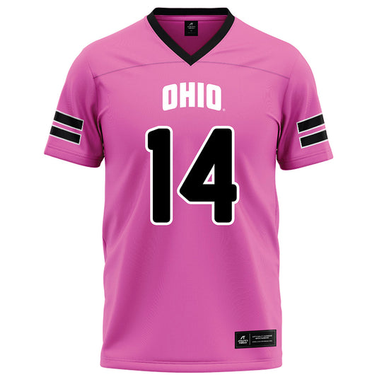 Ohio - NCAA Football : Marcus Cain - Pink Football Jersey-0