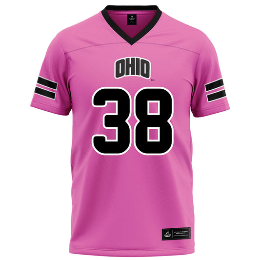 Ohio - NCAA Football : Dominic Konopka - Pink Football Jersey-0