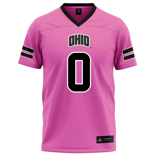 Ohio - NCAA Football : Nehemiah Dukes - Pink Football Jersey-0