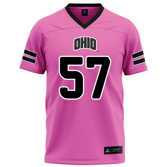 Ohio - NCAA Football : Nathan Hale - Pink Football Jersey-0