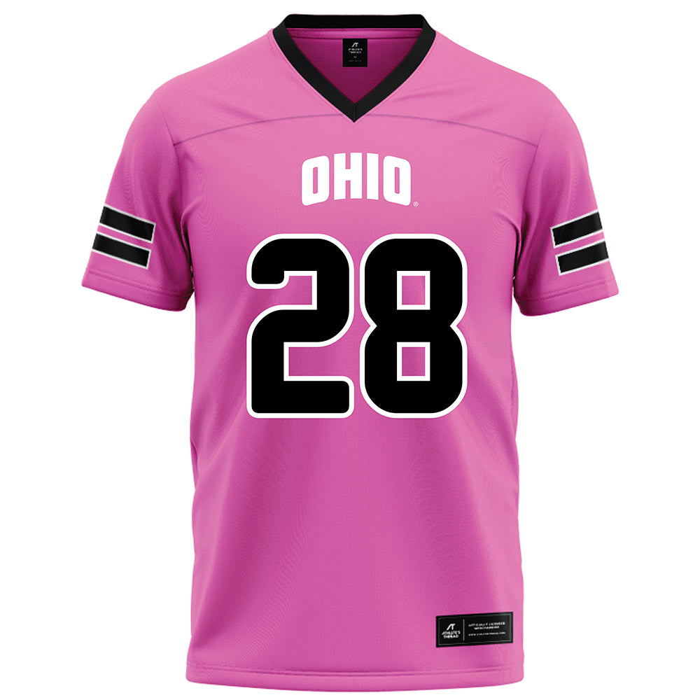 Ohio - NCAA Football : Kindall Brown - Pink Football Jersey-0