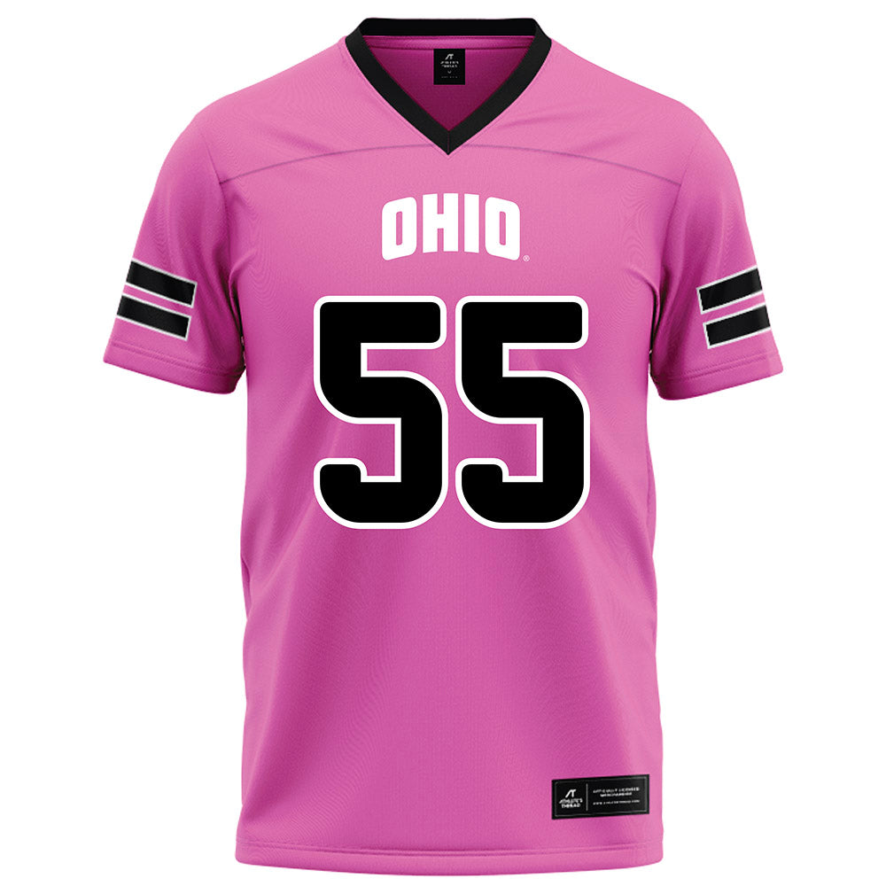 Ohio - NCAA Football : CJ Dawson II - Pink Football Jersey-0