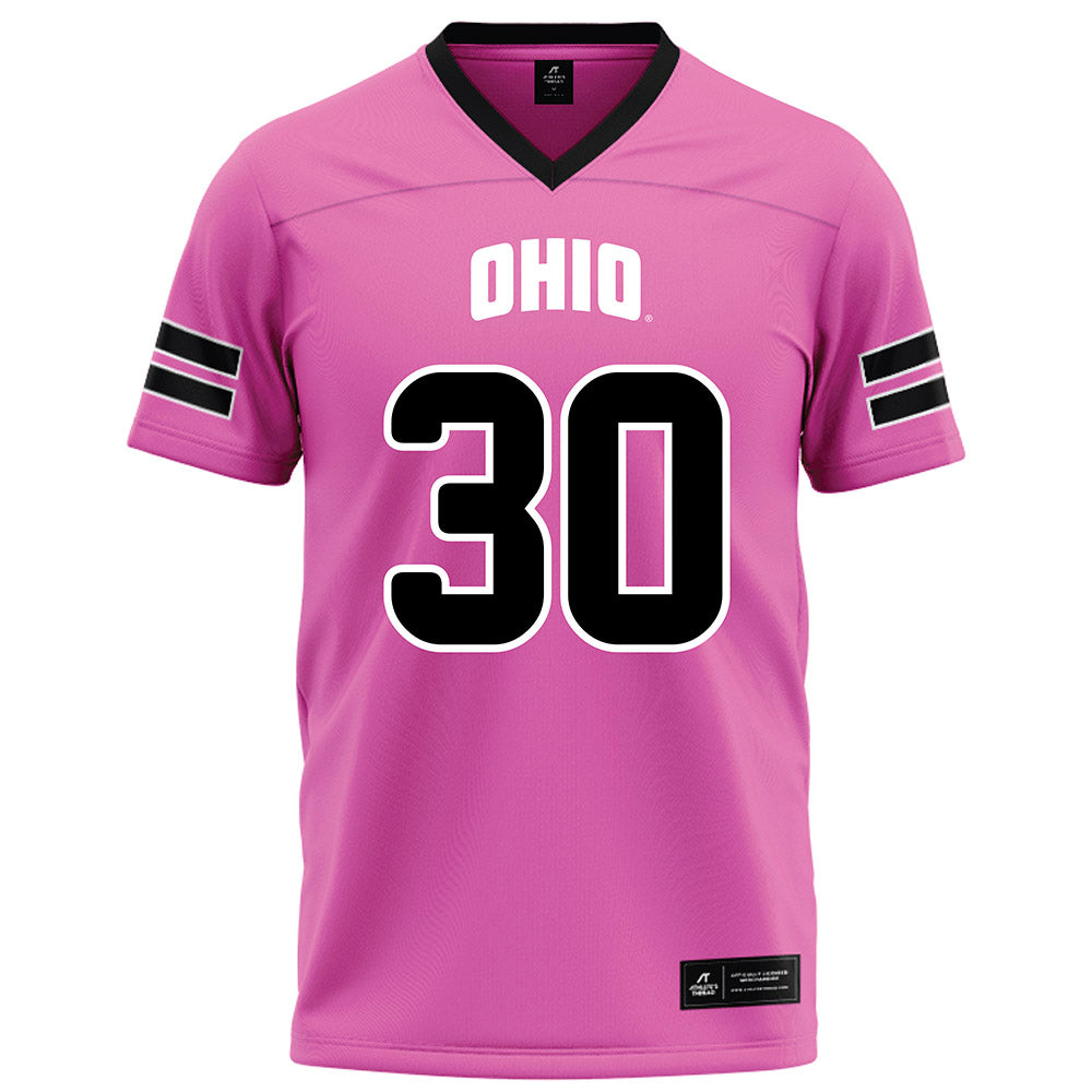 Ohio - NCAA Football : Charlie Christopher - Pink Football Jersey-0