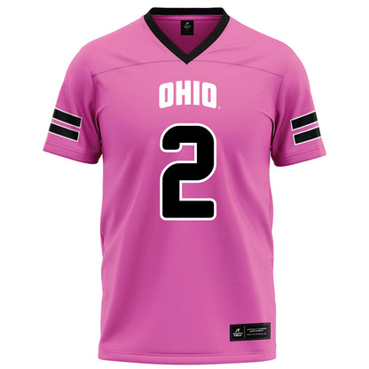 Ohio - NCAA Football : DJ Walker - Pink Football Jersey-0