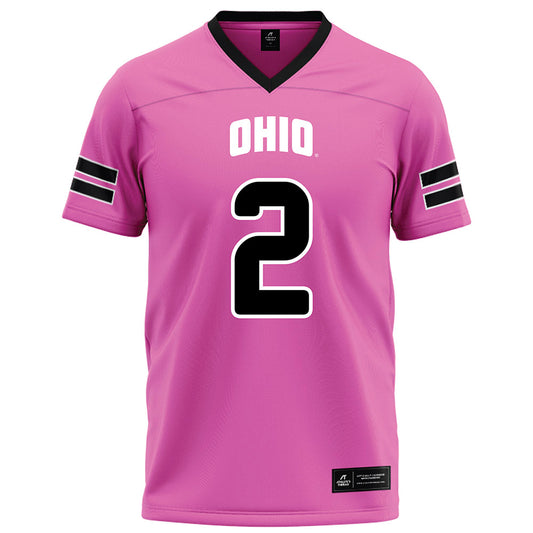 Ohio - NCAA Football : DJ Walker - Pink Football Jersey-0