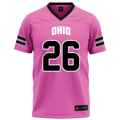 Ohio - NCAA Football : Tyson Long - Pink Football Jersey-0
