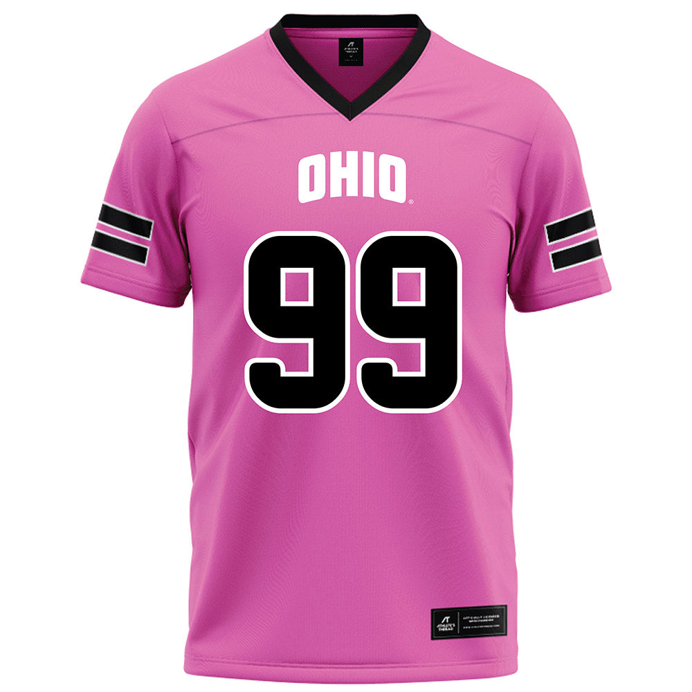 Ohio - NCAA Football : Ty Neubert - Pink Football Jersey-0