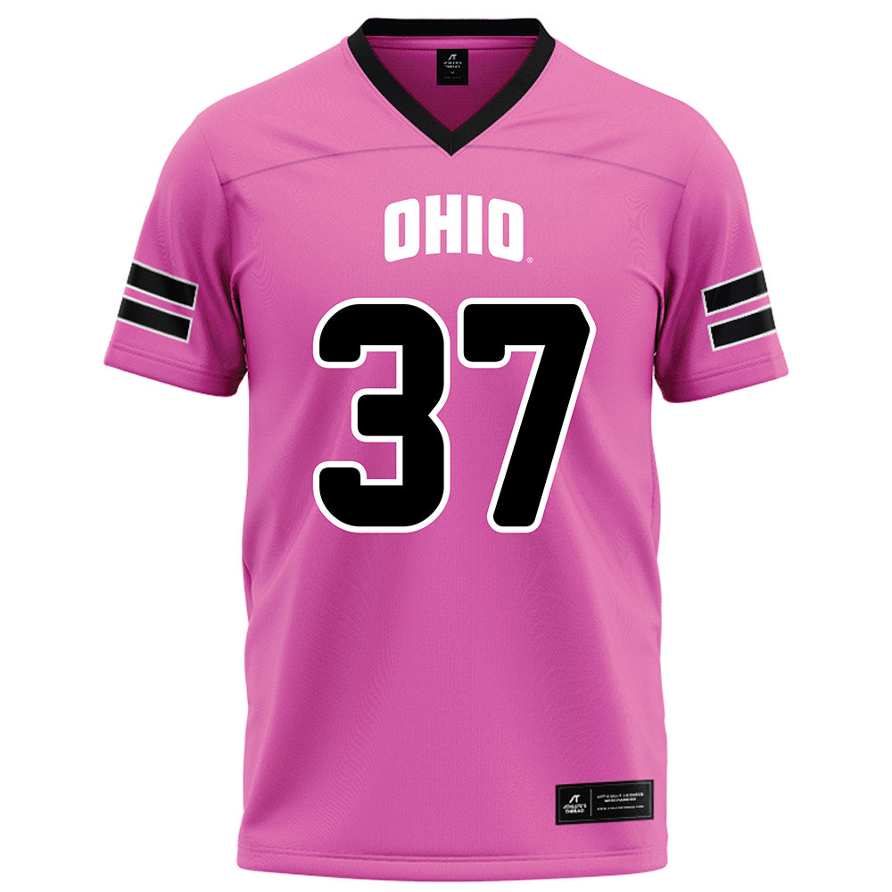 Ohio - NCAA Football : Blake Guffey - Pink Football Jersey-0