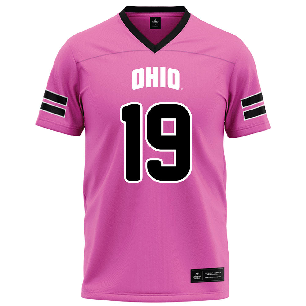 Ohio - NCAA Football : Bobby Miller - Pink Football Jersey-0