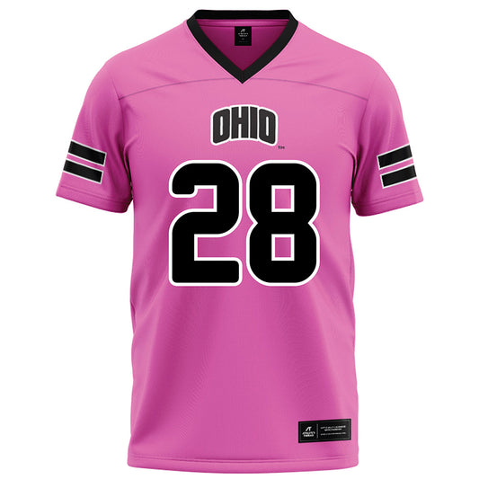 Ohio - NCAA Football : Kindall Brown - Pink Football Jersey-0