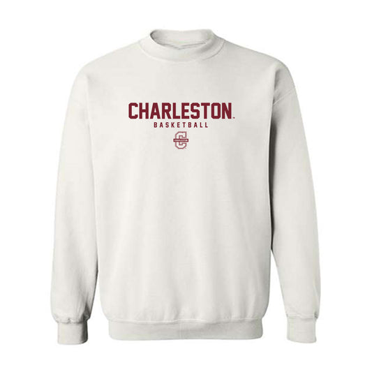Charleston - NCAA Men's Basketball : Will Mortimore - Classic Shersey Crewneck Sweatshirt-0