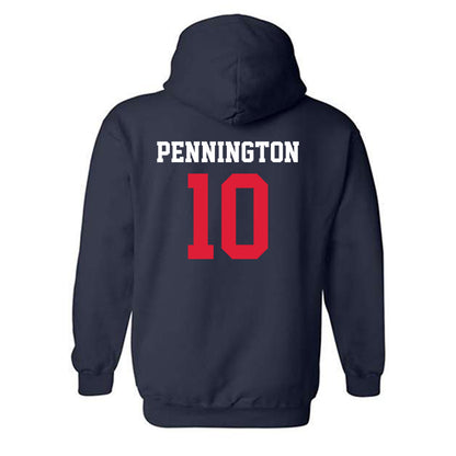 Dayton - NCAA Football : Luke Pennington - Classic Shersey Hooded Sweatshirt-1