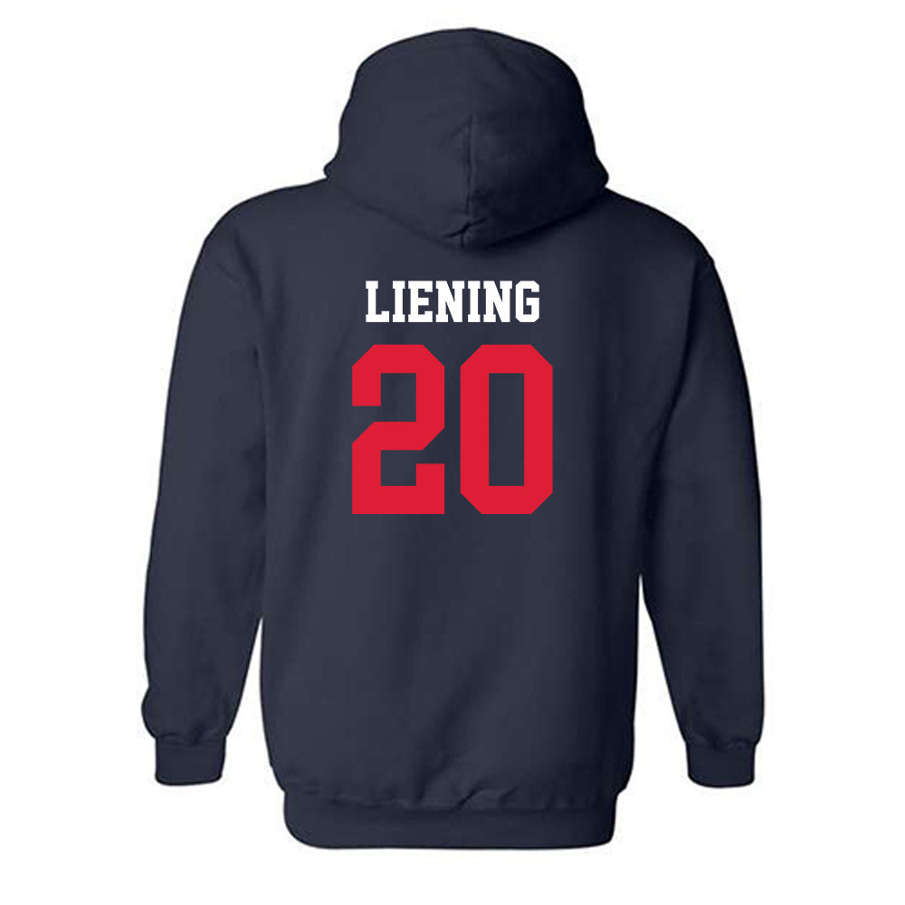 Dayton - NCAA Women's Volleyball : Ava Liening - Classic Shersey Hooded Sweatshirt-1