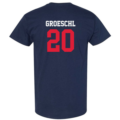 Dayton - NCAA Baseball : Ben Groeschl - Classic Shersey T-Shirt-1