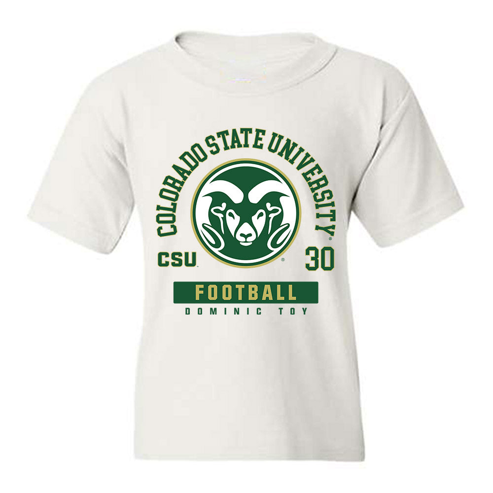 Colorado State - NCAA Football : Dominic Toy - Youth T-Shirt-0
