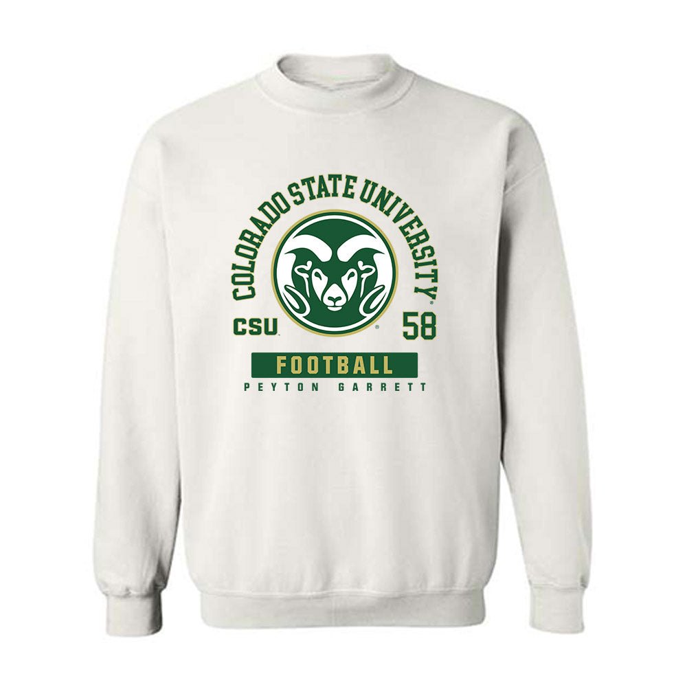 Colorado State - NCAA Football : Peyton Garrett - Crewneck Sweatshirt-0