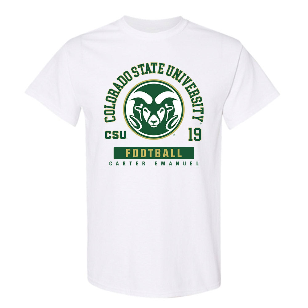 Colorado State - NCAA Football : Carter Emanuel - T-Shirt-0