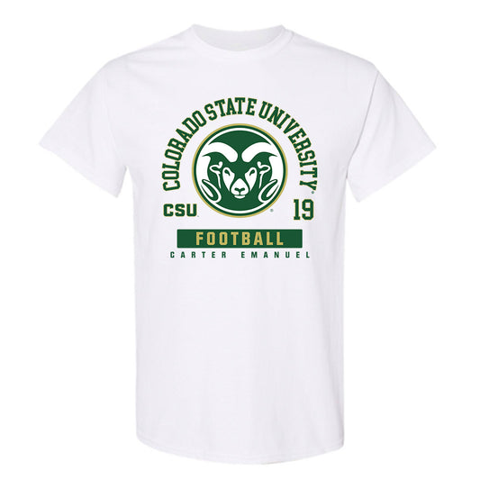 Colorado State - NCAA Football : Carter Emanuel - T-Shirt-0