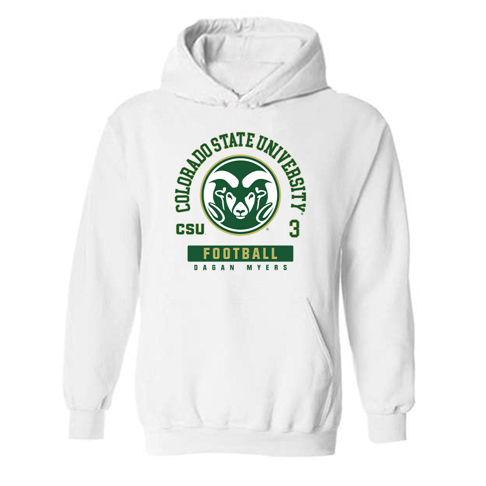 Colorado State - NCAA Football : Dagan Myers - Hooded Sweatshirt-0