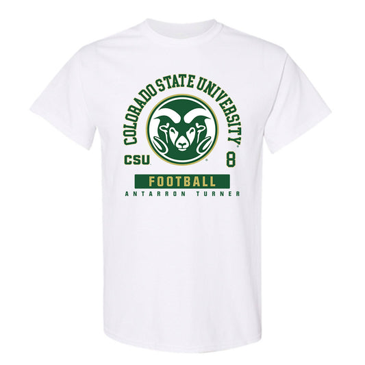 Colorado State - NCAA Football : Antarron Turner - T-Shirt-0