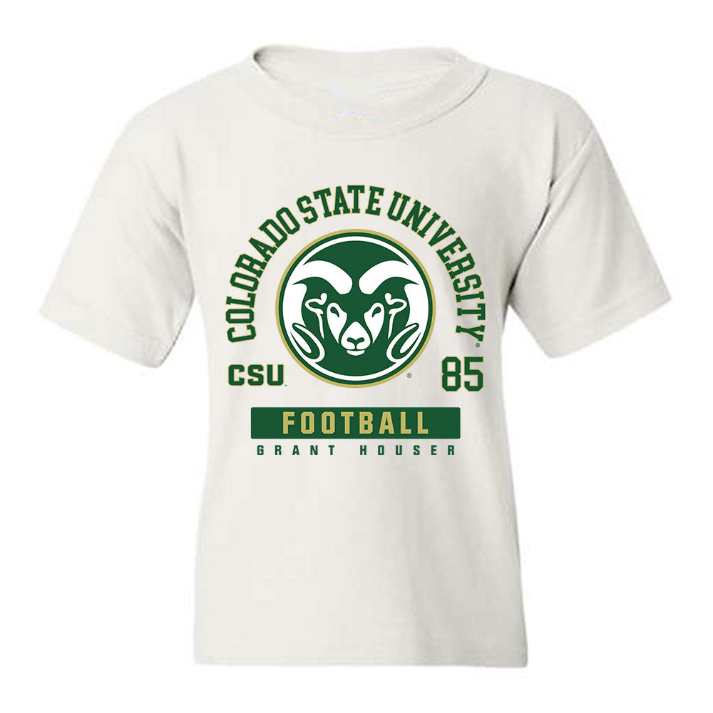 Colorado State - NCAA Football : Grant Houser - Youth T-Shirt-0