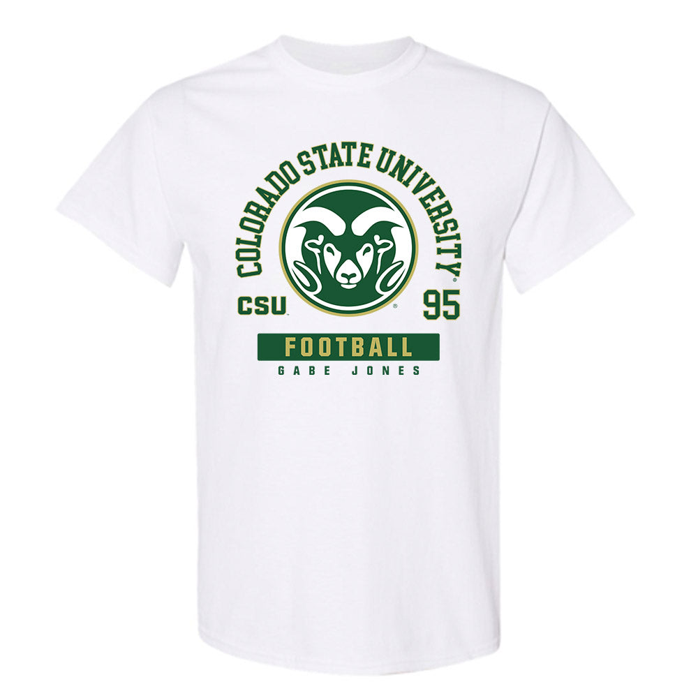Colorado State - NCAA Football : Gabe Jones - T-Shirt-0