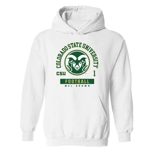 Colorado State - NCAA Football : Mel Brown - Hooded Sweatshirt-0