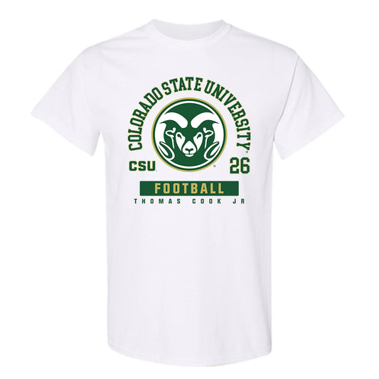 Colorado State - NCAA Football : Thomas Cook jr - T-Shirt-0