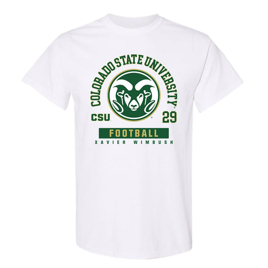 Colorado State - NCAA Football : Xavier Wimbush - T-Shirt-0