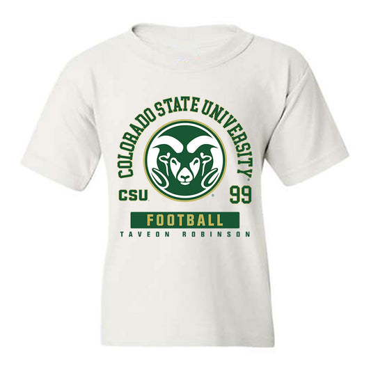 Colorado State - NCAA Football : TaVeon Robinson - Youth T-Shirt-0