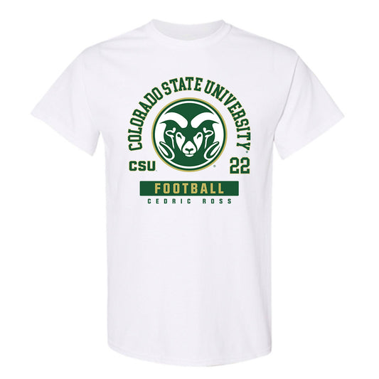 Colorado State - NCAA Football : Cedric Ross - T-Shirt-0